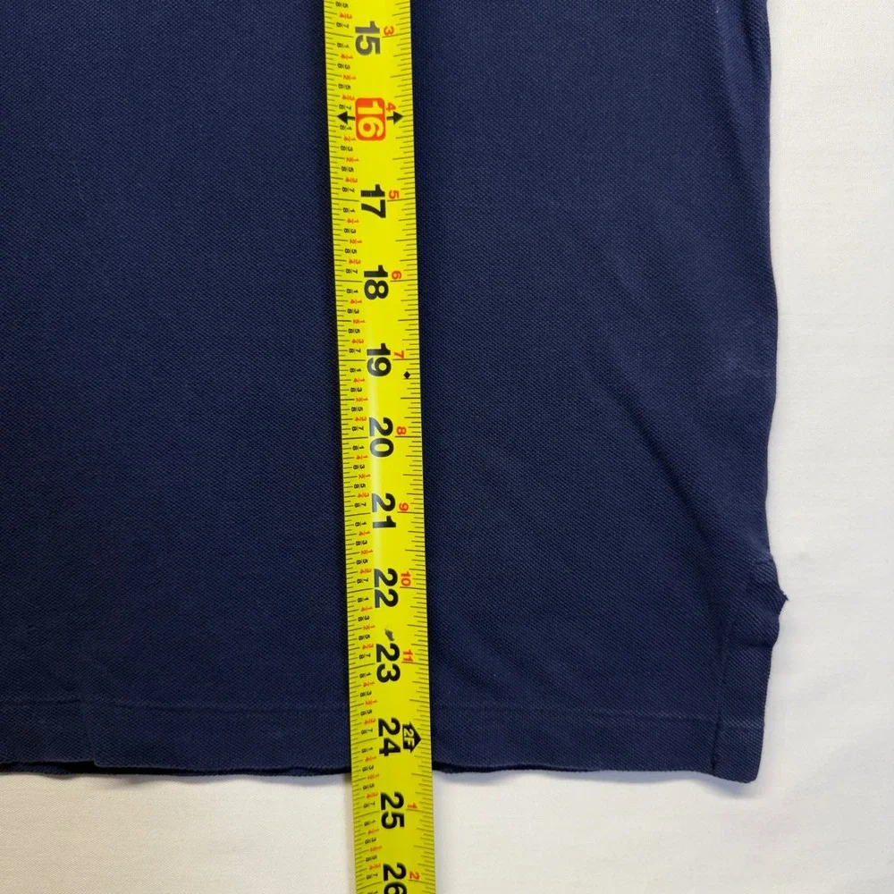 Polo Ralph Lauren Featherweight Mesh Shirt S Navy Blue Mens Long Sleeve Preppy